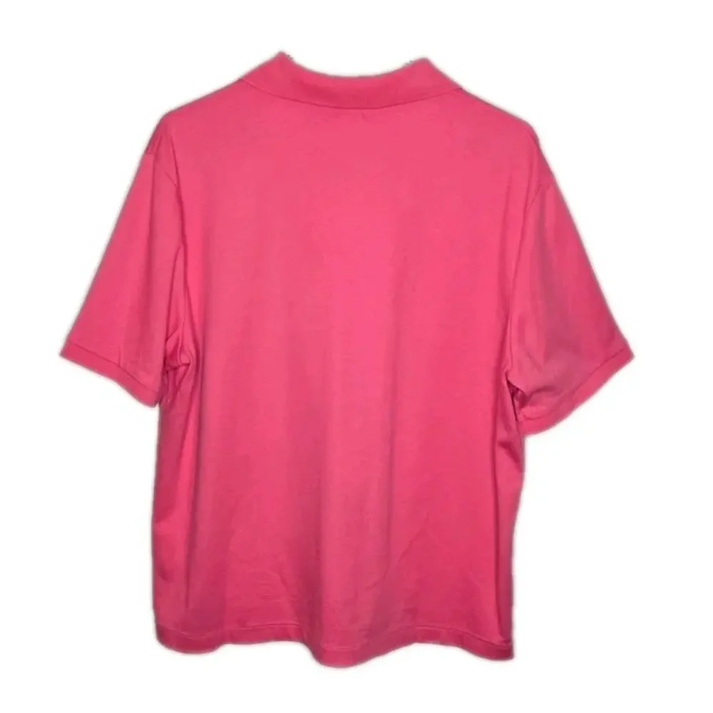 Polo Ralph Lauren Short Sleeve Polo Shirt Size Large Coral Red